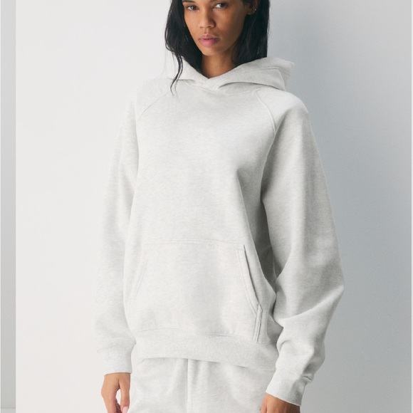 NWT Aritzia Cozy Sweatfleece Mega Raglan Hoodie - Picture 2 of 7